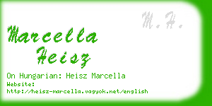 marcella heisz business card